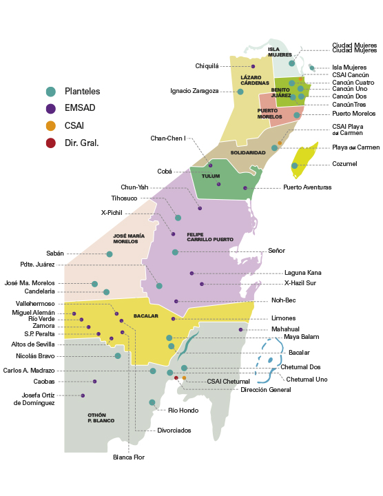 Mapa de Capacitaciones